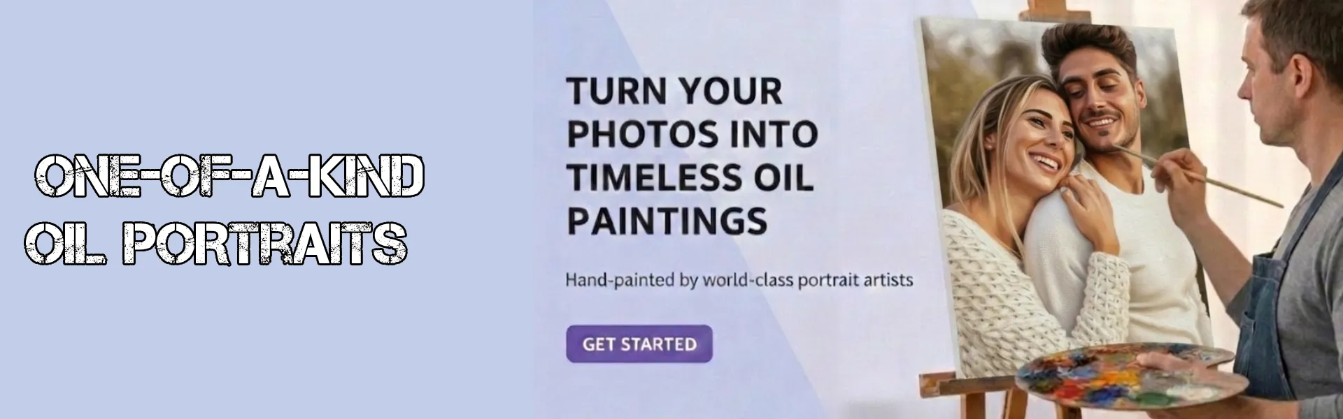 Custom oil portrait created by an artist using a reference photo.